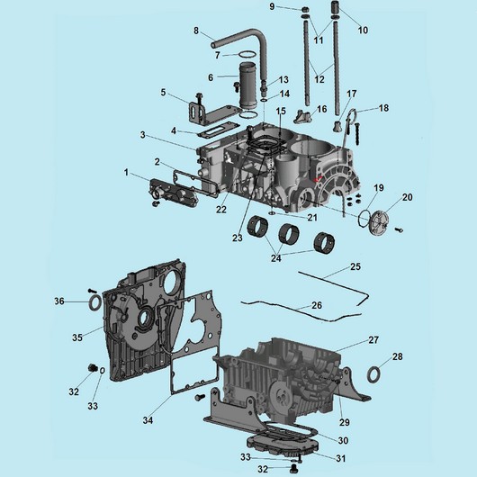 Блок цилиндров Champion DG10000E